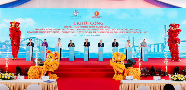 VinGroup khởi công mở rộng Quốc lộ 1A đoạn Kim Liên - Cầu Giẽ lên 16 làn xe