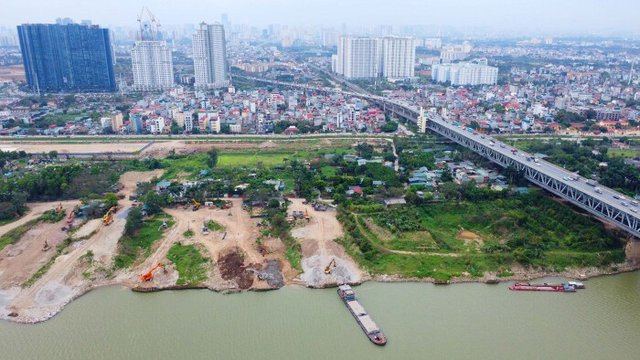 Làm Công viên Phú Thượng hơn 776 tỷ đồng thuộc Dự án trục cảnh quan sông Hồng