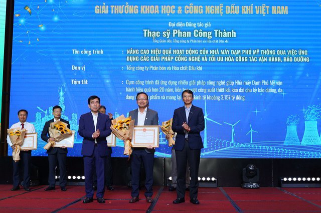DPM “thắng giải” Khoa học và Công nghệ Dầu khí Việt Nam