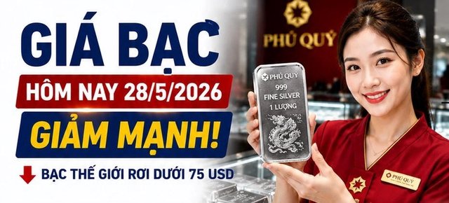 Giá bạc giảm nhanh, nhà đầu tư gom lại?