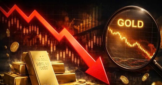 Giá vàng thế giới giảm gần 15%, UBS hạ dự báo còn 5.500 USD