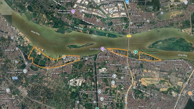 Giá đất khu Bắc Cổ Nhuế- Thượng Cát - Phú Thượng thuộc trục cảnh quan sông Hồng đang được định giá bao nhiêu