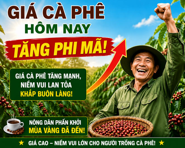 Giá cà phê hôm nay 14-6: Tăng phi mã áp sát 90.000 đồng/kg, nông dân ồ ạt xả hàng