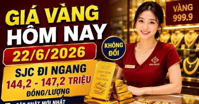 Giá vàng hôm nay sáng 22/6: SJC giữ vững 147,2 triệu đồng/lượng?
