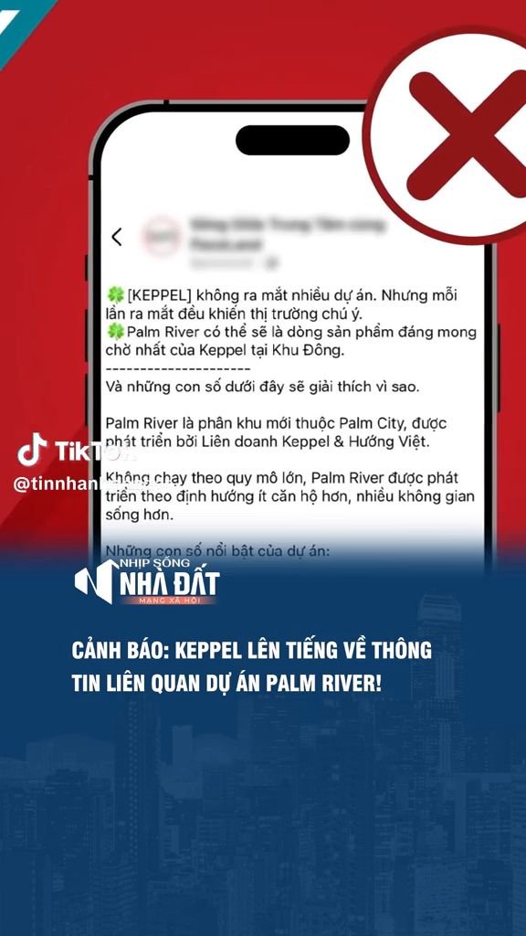 Tập đoàn Keppel lên tiếng không liên quan dự án Palm City