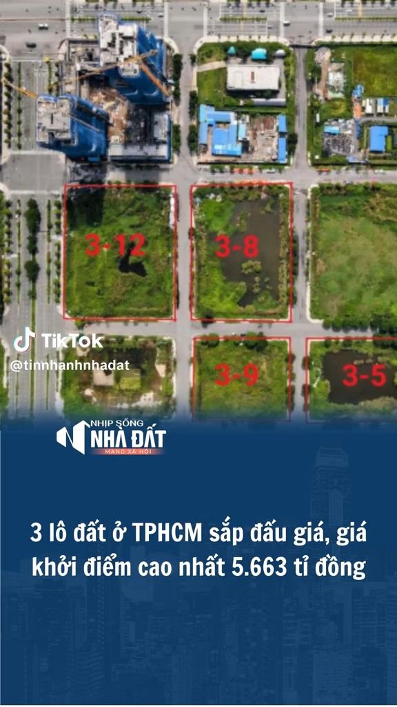 Đấu giá 3 khu đất vàng ở Thủ Thiêm, khởi điểm từ 147 triệu đồng/m2