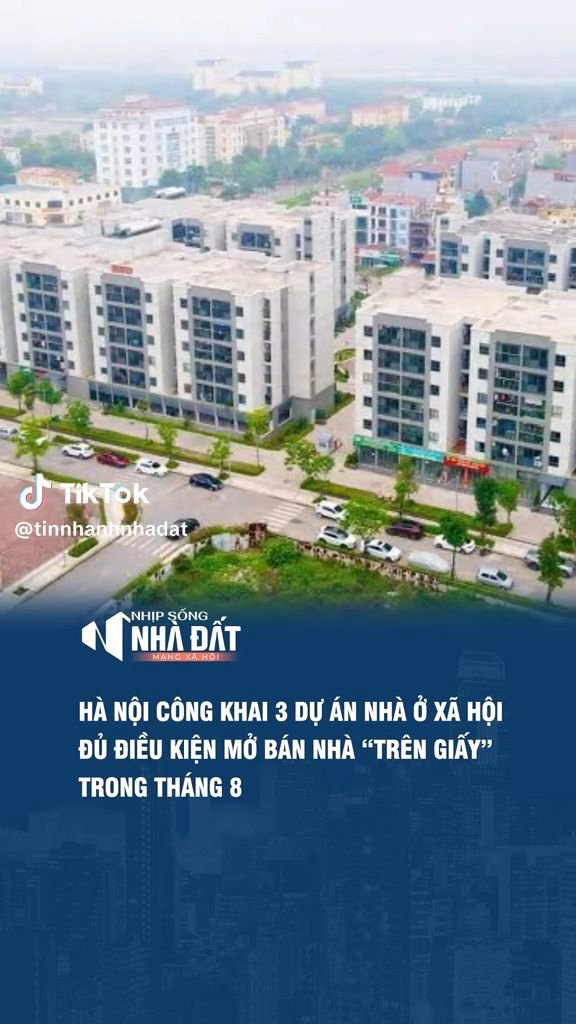 3 dự án nhà ở xã hội đủ điều kiện mở bán tại Hà Nội