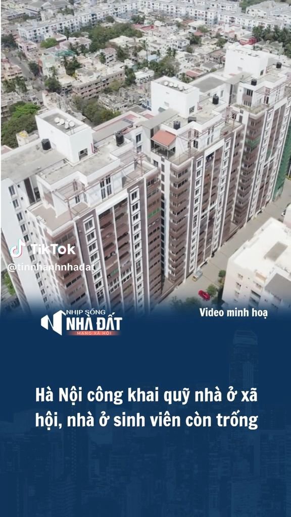 Quỹ nhà ở xã hội và nhà ở sinh viên đang còn trống tại Hà Nội