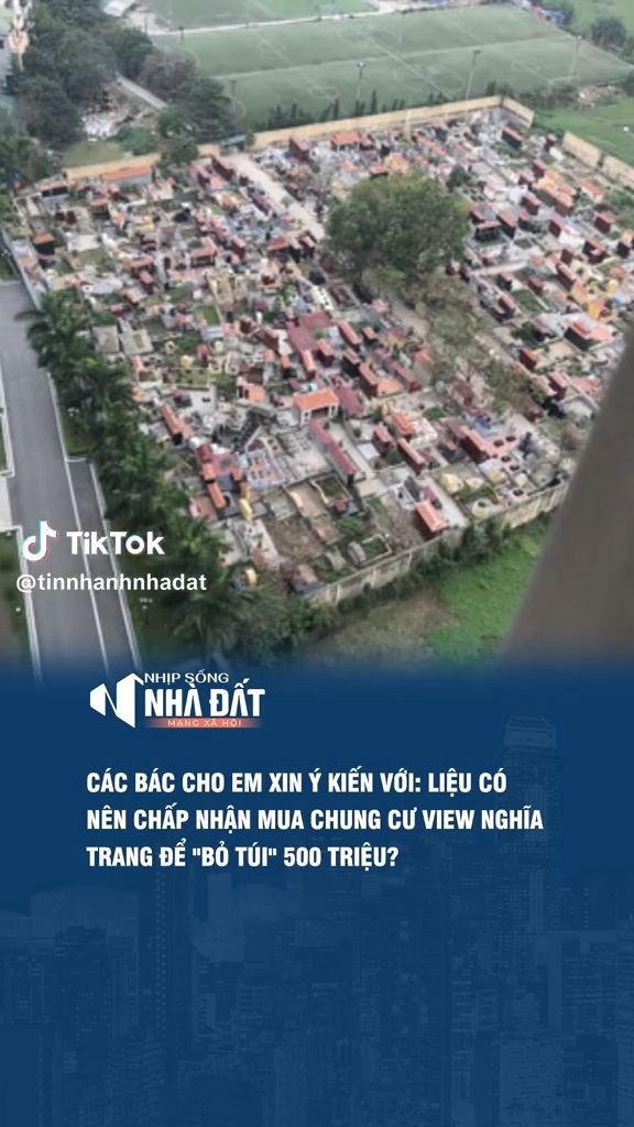 Có nên mua nhà view nghĩa trang rẻ hơn 500 triệu?