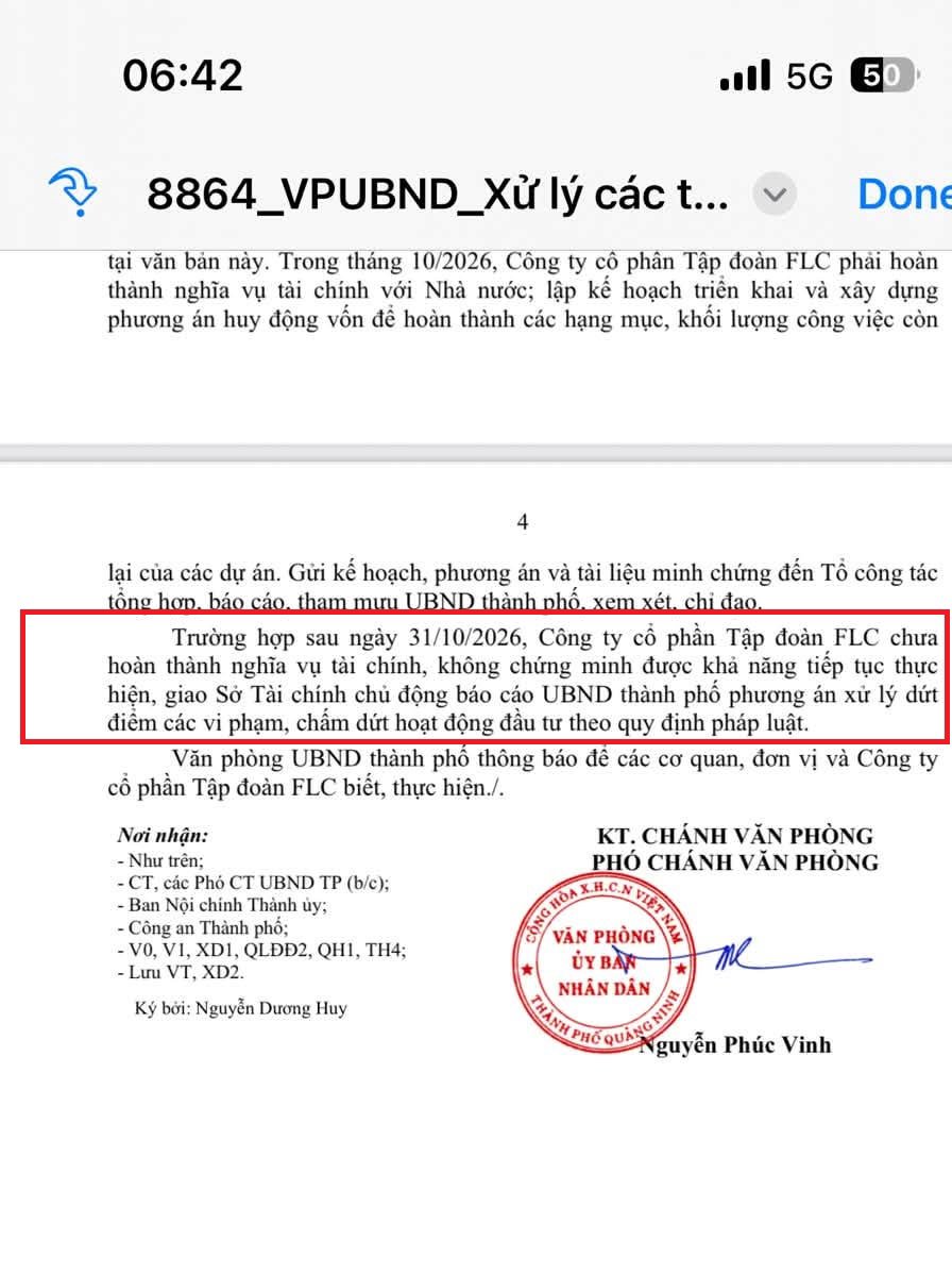 Bác nào có nhà ở Hà Khánh của FLC chú ý! Có thể trong tháng 10 "có biến lớn"