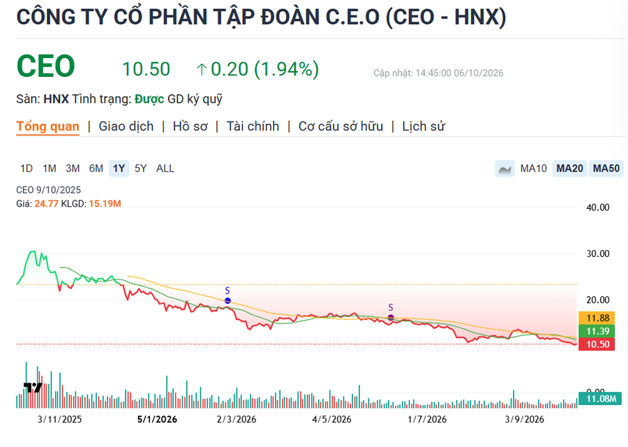Cổ phiếu BĐS "sale off": Sau 1 năm ai còn cầm cổ đất tài sản bốc hơi một nửa