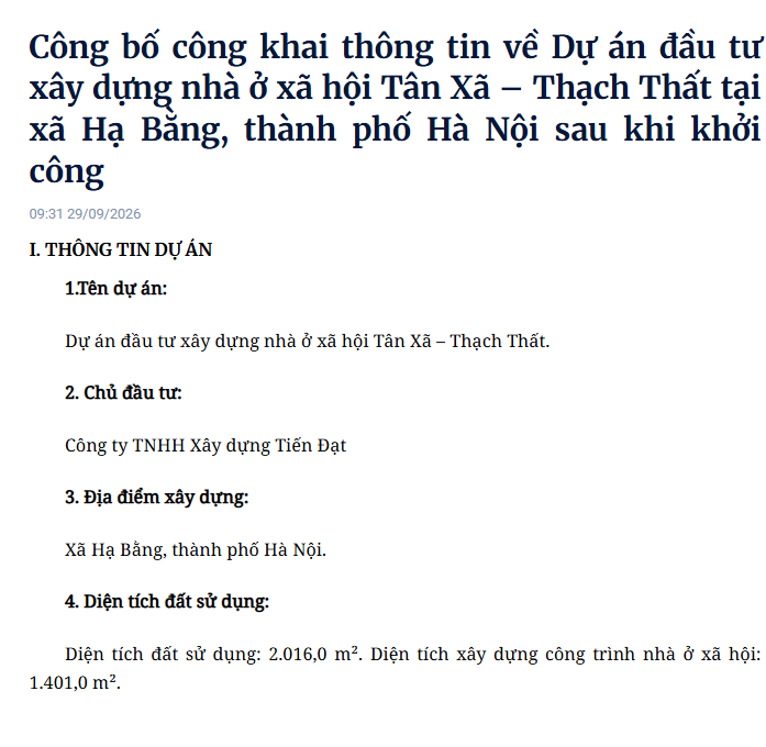 Dành cho bác nào quan tâm nhà xã hội: Hà Nội công khai vị trí, thông tin hàng chục dự án