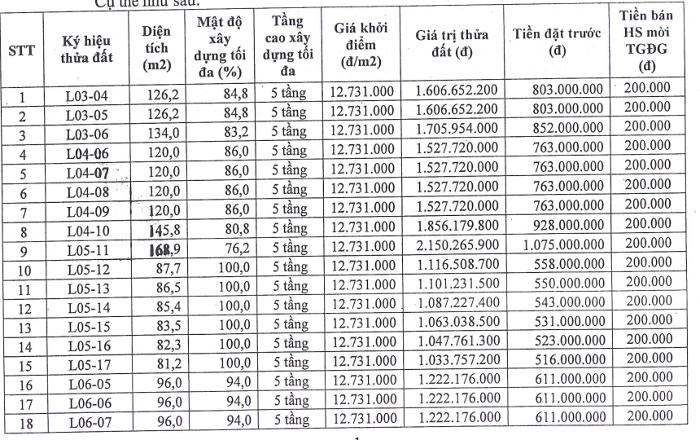 HOT HOT🔥 101 lô đất ngoại thành Hà Nội sắp được đấu giá