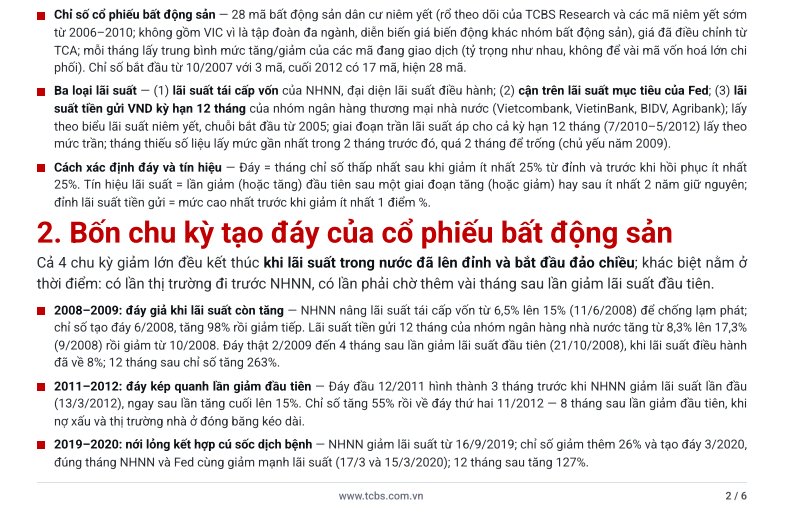 Đừng bỏ lỡ! đây là phân tích của TCBS Research về chu kỳ lãi suất và diễn biến cổ phiếu BĐS, liệu đã tạo đáy?