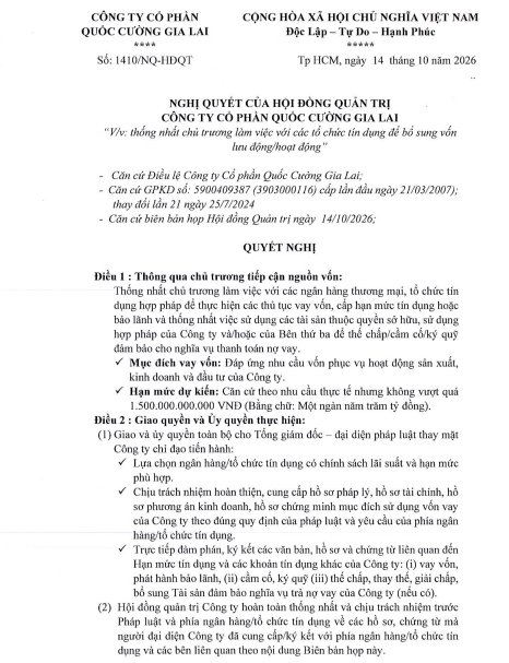 Đáng chú ý! Bà Nguyễn Thị Như Loan trở lại "ghế nóng, Quốc Cường Gia Lai lập tức muốn vay 1.500 tỷ